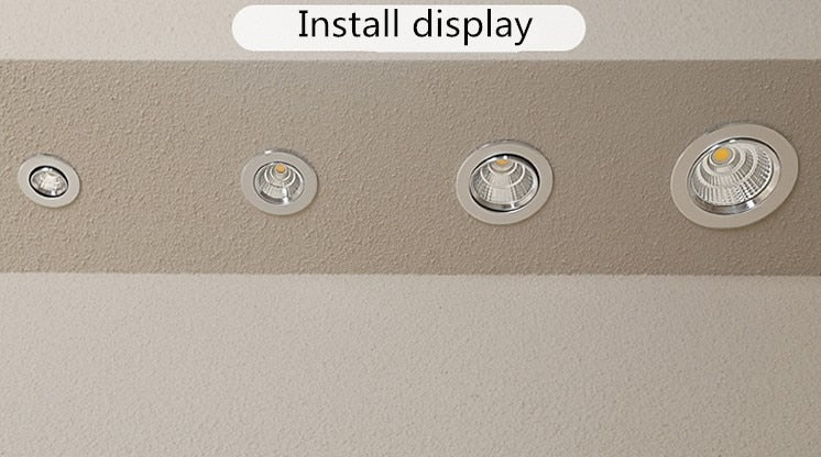 LED COB Downlight Dimmable AC110-240V 3W 5W 7W 9W 12W 15W 18W  Recessed Ceiling Lamp Spot light Bulbs Lndoor Lighting