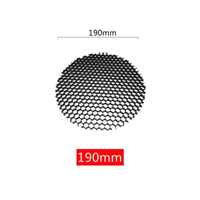 Aluminum Anti-glare Honeycomb Mesh Cover Black Downlight Track Lamp Grill Filter Light Shade Hood Spot Lighting Fitting Fixtures