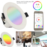 WIFI Smart LED Spot Light Tuya Smart Life Dimmable Downlight 7W RGB Change Warm Cool Ceiling Lamp Work with Alexa Google Home