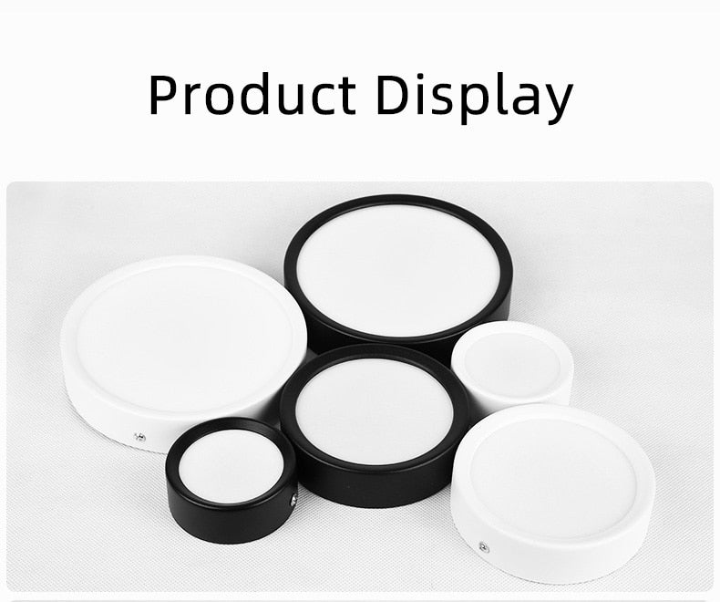 Mini Small LED Ceiling Lamp 220V Led Ceiling Lights 5/10/15/25W Spot Led Lighting Fixture Panel Light for Living Room Bedroom