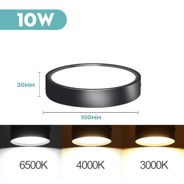 Mini Small LED Ceiling Lamp 220V Led Ceiling Lights 5/10/15/25W Spot Led Lighting Fixture Panel Light for Living Room Bedroom
