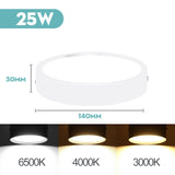 Mini Small LED Ceiling Lamp 220V Led Ceiling Lights 5/10/15/25W Spot Led Lighting Fixture Panel Light for Living Room Bedroom