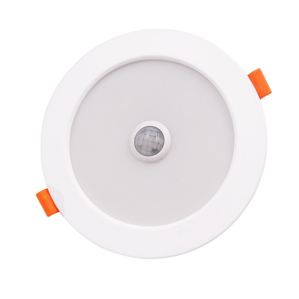 LED Downlight PIR Motion Sensor 3W 5W 9W 18W Down Lights Induction Round Led Panel Lamp 220V Recessed Spotlight Indoor Lighting