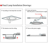 LED Panel Light 3W 4W 6W 9W 15W 18W 24W Square Circular Downlight Recessed Bathroom Ceiling Lamp AC85-265V Warm/Cold White