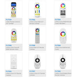 MiBOXER 2.4G 4 Zone 8 Zone wireless Remote RF RGBWW RGB CCT  led Bulb LED downlight switch led strip panel light controller