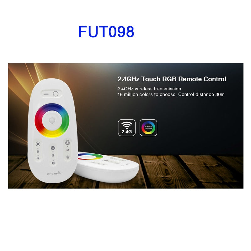 MiBOXER 2.4G 4 Zone 8 Zone wireless Remote RF RGBWW RGB CCT  led Bulb LED downlight switch led strip panel light controller