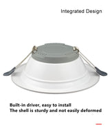 Ultra-thin Portable Downlight Without Driver 12W 18W Recessed LED Spotlight Simple Installation Ceiling Lamp Foyer Lighting