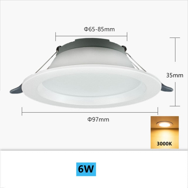 Ultra-thin Portable Downlight Without Driver 12W 18W Recessed LED Spotlight Simple Installation Ceiling Lamp Foyer Lighting