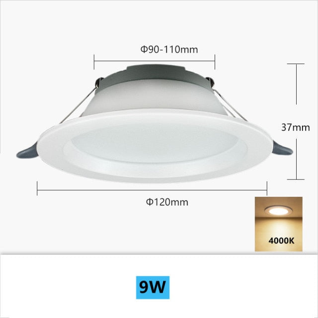 Ultra-thin Portable Downlight Without Driver 12W 18W Recessed LED Spotlight Simple Installation Ceiling Lamp Foyer Lighting