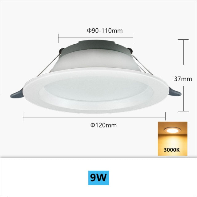 Ultra-thin Portable Downlight Without Driver 12W 18W Recessed LED Spotlight Simple Installation Ceiling Lamp Foyer Lighting