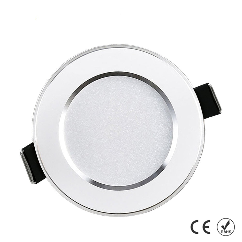 LED Downlight 3W 5W 7W 9W 12W 15W Round Recessed Lamp AC 220V 230V 240V Led Bulb Bedroom Kitchen Indoor LED Spot Lighting