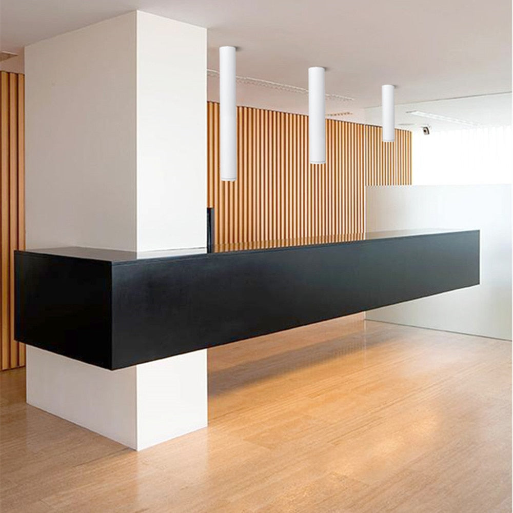 Long Tube Led Downlight Surface Mounted Led Spot Modern Aluminum Spot Light Indoor Living Room Kitchen Store Office Ceiling Lamp