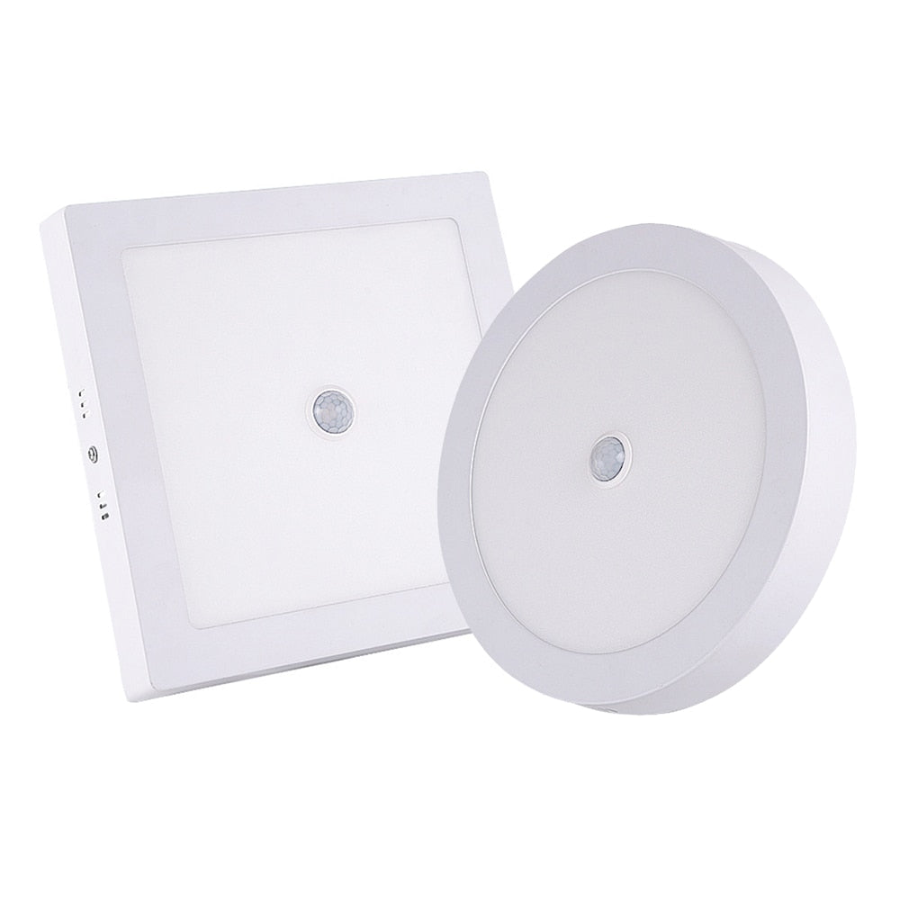 LED Panel 6/12/18/24W AC180-265V Ultra-thin IR Motion Sensor Modern Led Ceiling Lights Surface Mounted down light for home
