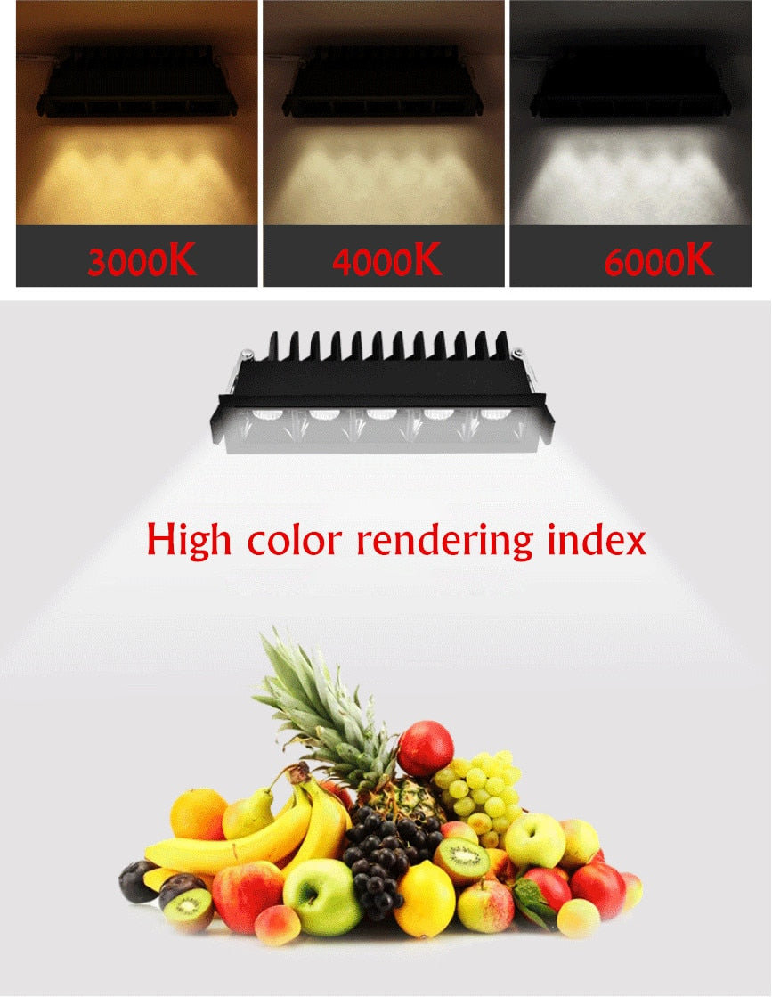 Recessed Square COB Dimmable LED Downlights 2W/4W/6W/10W/20W/30W LED Ceiling Spot Lights AC85V~265V Lights Indoor Lighting