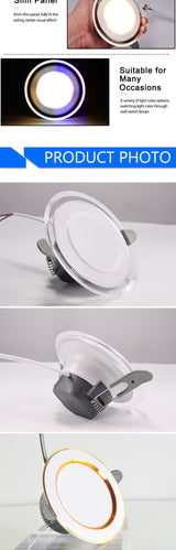 New Downlight 3W 5W ceiling led downlight AC220V six color recessed led downlight Kitchen living room Indoor recessed light spot