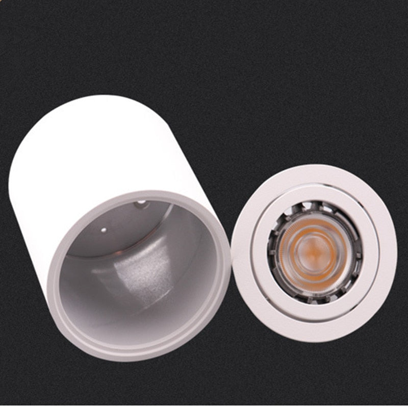 High Quality Surface Mounted Ceiling Lamps Rotating Commercial Lighting Adjustable Frame MR16 GU10 Bulb Fixture Downlight Holder