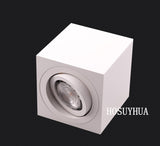 High Quality Surface Mounted Ceiling Lamps Rotating Commercial Lighting Adjustable Frame MR16 GU10 Bulb Fixture Downlight Holder