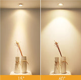 Dimbare Led Ingebed Zoom 15-60 Graden Cob Downlighters 8W 12W 15W 18W 21W 24W Plafondlamp Spot lichten AC110-220V Indoor Verlichti