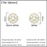 LED Chips SMD5730 Constant Current 5pcs/Lot 3W 5W 7W 9W 240mA 260mA Input Light Bead With Cold White/Warm DIY Downlight