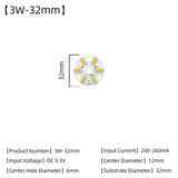 LED Chips SMD5730 Constant Current 5pcs/Lot 3W 5W 7W 9W 240mA 260mA Input Light Bead With Cold White/Warm DIY Downlight