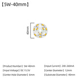 LED Chips SMD5730 Constant Current 5pcs/Lot 3W 5W 7W 9W 240mA 260mA Input Light Bead With Cold White/Warm DIY Downlight