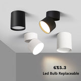 Bulb Replaceable Led Downlight Spot Ceiling Lamp Angle Adjustable Foldable Lighting 7W 9W 12W GX5.3 For Living Room Dining Room