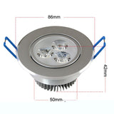 Ceiling downlight Epistar LED round ceiling lamp Recessed Spot light 1pcs/lot 3W AC85-265V for home illumination