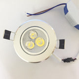 Ceiling downlight Epistar LED round ceiling lamp Recessed Spot light 1pcs/lot 3W AC85-265V for home illumination