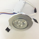 Ceiling downlight Epistar LED round ceiling lamp Recessed Spot light 1pcs/lot 3W AC85-265V for home illumination