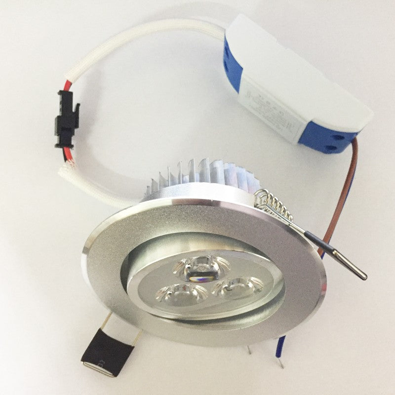 Ceiling downlight Epistar LED round ceiling lamp Recessed Spot light 1pcs/lot 3W AC85-265V for home illumination