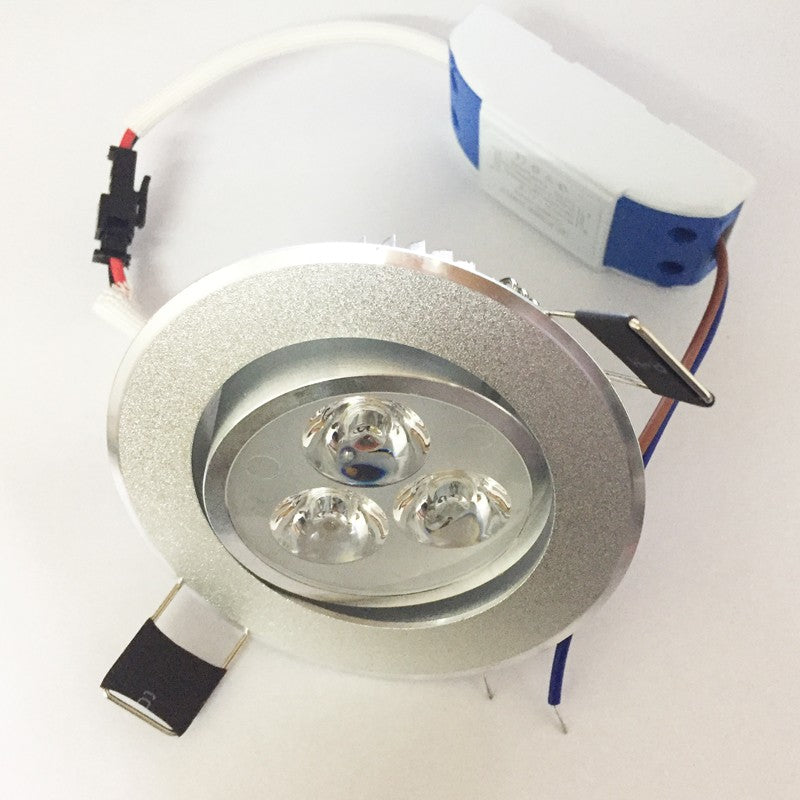 Ceiling downlight Epistar LED round ceiling lamp Recessed Spot light 1pcs/lot 3W AC85-265V for home illumination