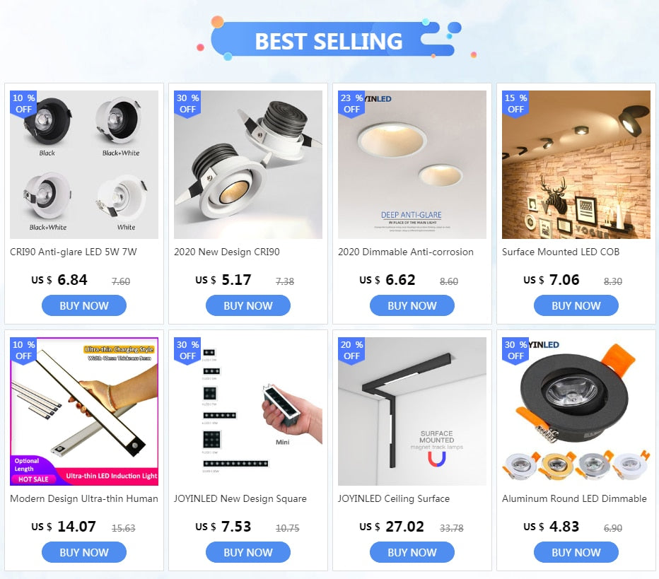 LED Downlight Night Light PIR Sensor Motion Recessed Ceiling Spotlight Lamp 20W 15W 10W 5W For Bathroom Kitchen Indoor Lights