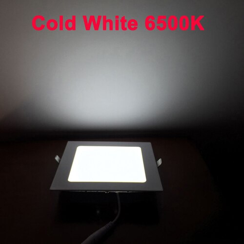 Ultra thin 3W 6W 9W 12W 15W 18W 24W LED downlight Square LED panel / painel light 4000K bedroom luminaire Ceiling Recessed lamp