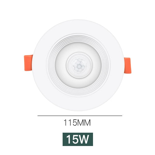 LED Downlight Night Light PIR Sensor Motion Recessed Ceiling Spotlight Lamp 20W 15W 10W 5W For Bathroom Kitchen Indoor Lights