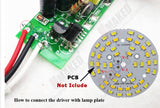 LED bulb dimming PCB board, Mix color aluminum plate base, Switch dimming board for downlight 9W 63mm 3W 5W 7W 9W available