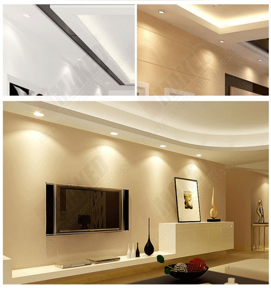 LED bulb dimming PCB board, Mix color aluminum plate base, Switch dimming board for downlight 9W 63mm 3W 5W 7W 9W available