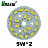 LED bulb dimming PCB board, Mix color aluminum plate base, Switch dimming board for downlight 9W 63mm 3W 5W 7W 9W available