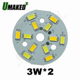LED bulb dimming PCB board, Mix color aluminum plate base, Switch dimming board for downlight 9W 63mm 3W 5W 7W 9W available