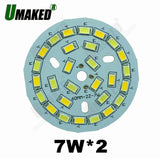 LED bulb dimming PCB board, Mix color aluminum plate base, Switch dimming board for downlight 9W 63mm 3W 5W 7W 9W available
