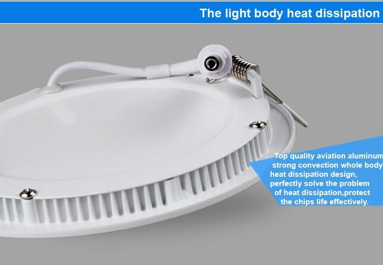 Embedded Round /square Colorful LED RGB Panel Downlight 6W 9W 16W 24W RGB Panel Light AC85-265V LED panel Global lighting