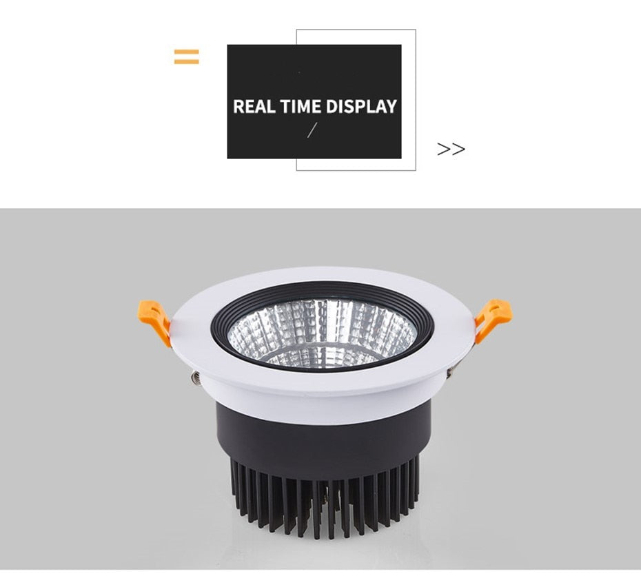 Dimmable AC110V-220V 5W 9W 12W 18W Ceiling downlight COB Spot light LED Recessed Ceiling lamp Spot light For home illumination