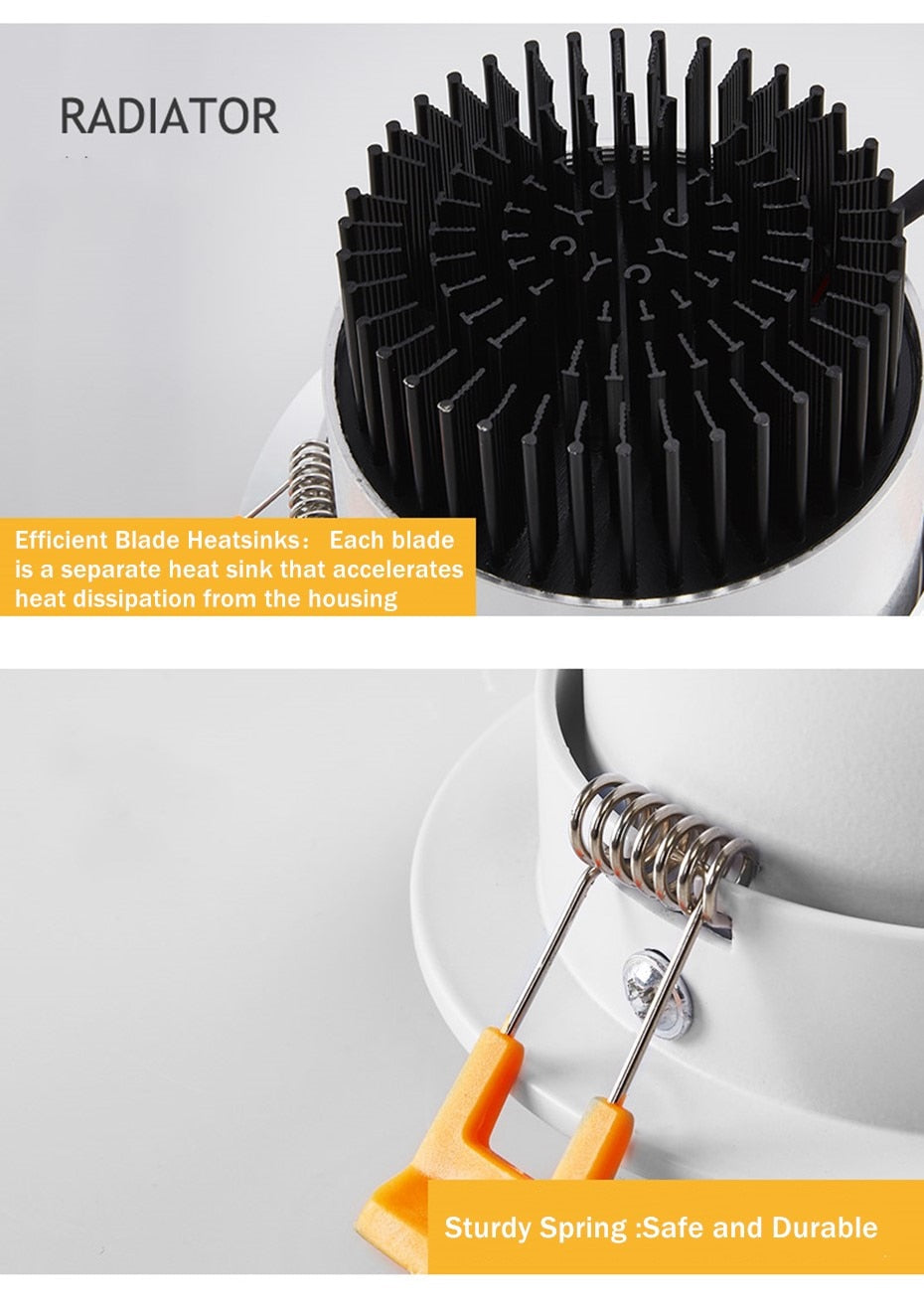 Dimmable AC110V-220V 5W 9W 12W 18W Ceiling downlight COB Spot light LED Recessed Ceiling lamp Spot light For home illumination