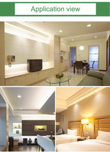 Kaguyahime 1pc/4pcs 3W-18W LED Downlight 220V Silver White Ultra Thin Recessed LED Spot Lighting For Kitchen Ceiling Indoor 15W