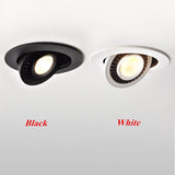 Rotatable Angle LED Recessed Downlight 5W 7W 10W 15W 18W LED Ceiling Spot Light AC 110V 220V Black/White Housing Light