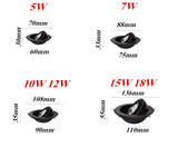 Rotatable Angle LED Recessed Downlight 5W 7W 10W 15W 18W LED Ceiling Spot Light AC 110V 220V Black/White Housing Light