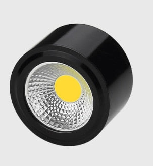 Dimmable LED Downlights 6W 10W 14W 20W COB LED Ceiling Lamp Spot Lights AC85-265V LED Wall Lamp Indoor Lighting White Black