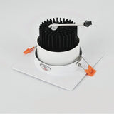 Square Dimmable Ceiling Recessed LED Downlight Ceiling Lamp 4 Types 9W 12W 15W AC85-230V LED COB Spot Light Indoor Lighting