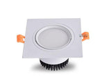 Square Dimmable Ceiling Recessed LED Downlight Ceiling Lamp 4 Types 9W 12W 15W AC85-230V LED COB Spot Light Indoor Lighting