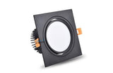 Square Dimmable Ceiling Recessed LED Downlight Ceiling Lamp 4 Types 9W 12W 15W AC85-230V LED COB Spot Light Indoor Lighting