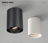 Surface Mounted Ceiling Downlight with 7W 9W 12W 15W GU10 Bulb Replaceable LED Spot Light AC85-265V Warm/Natural/Cold White